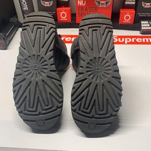 UGG Black glitter mid size bailie bow boots - Picture 6 of 7